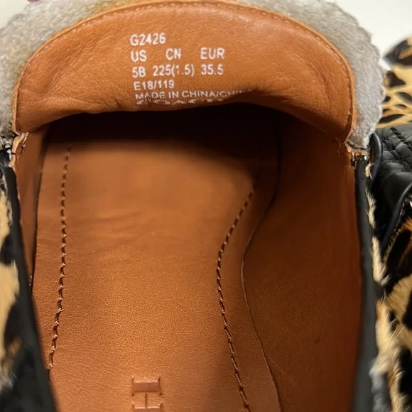 🐆COACH Women's Putnam Loafer Leopard Print size 5